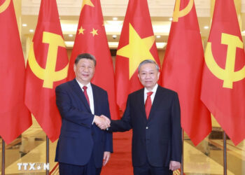 蘇林總書記與中國國家主席、中央書記處書記舉行會談